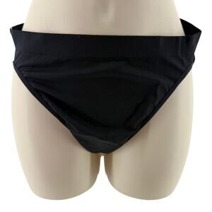 Vintage Gap Black High Cut Brief Panty Womens Large Stretch Comfort